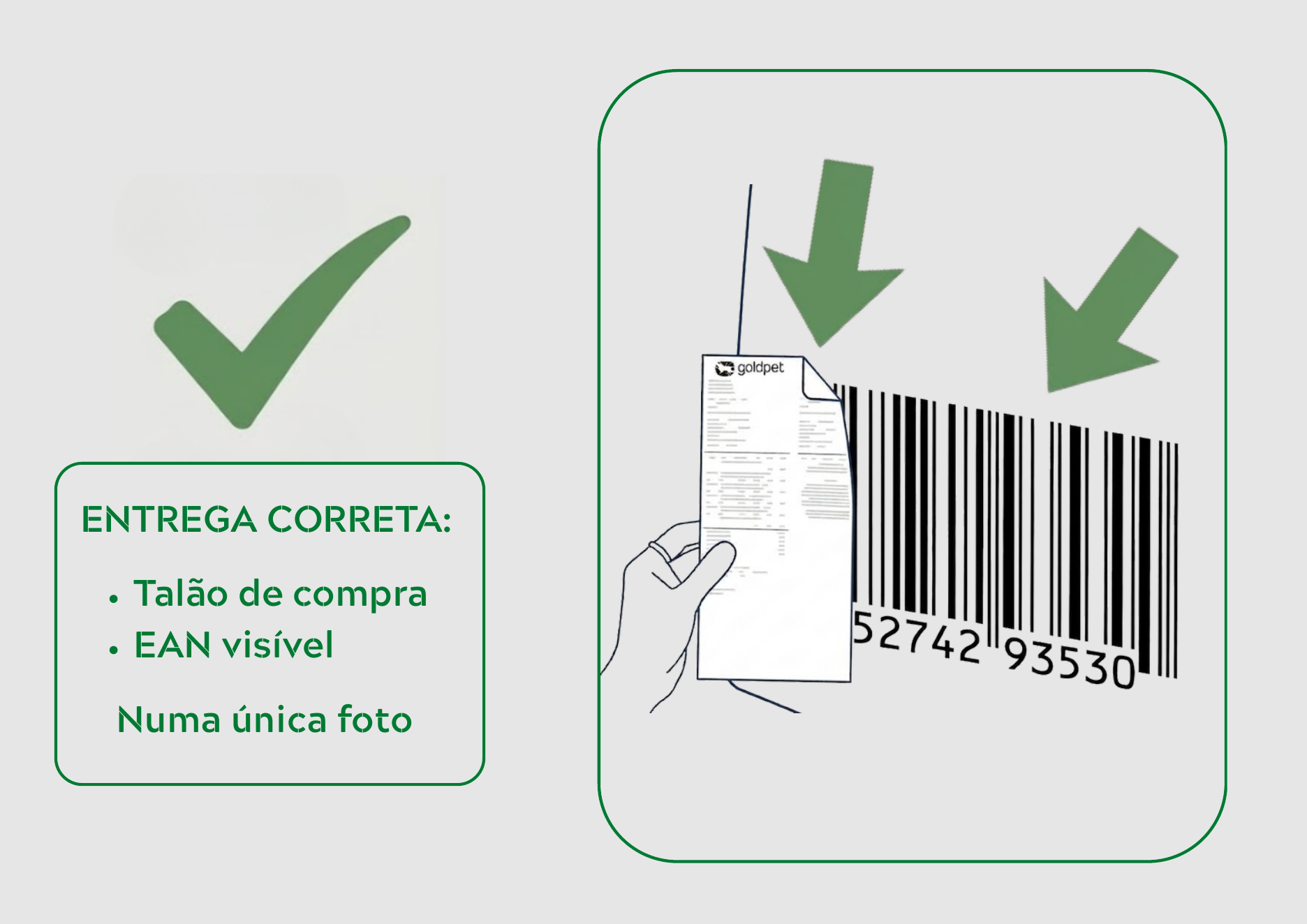 Mais informações para enviar as fotos